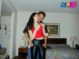 Horny threesome girlfriend fuck