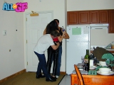 Horny threesome girlfriend fuck