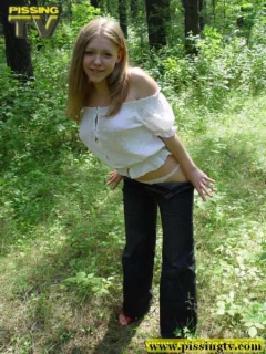 Pissing in a forest - N