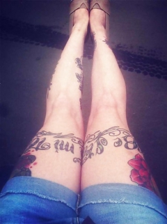 Russian sexy tattoed girlfriend - Nadya - N