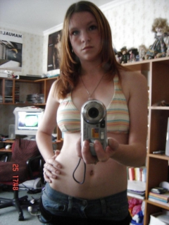 The Beauty of Amateur Redhead College Teen - N