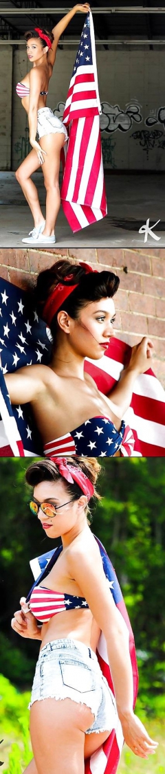 Sexy Patriotic Girls - N