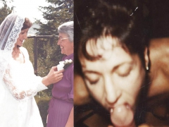 Vintage Polaroid Blowjob Queen Brenda from Bangor Maine - N