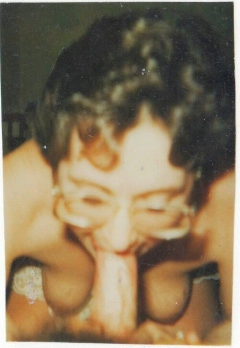 Vintage Polaroid Blowjob Queen Brenda from Bangor Maine - N