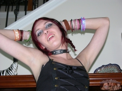 Punk Rocker Teen Shows Asshole And Spreads Nude - N
