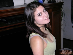 Hot Brunette Handjob And Nude Modeling - N