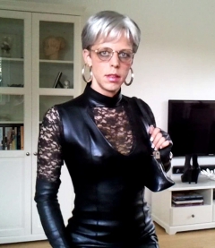 Sissy Sexy Leather Dress - N