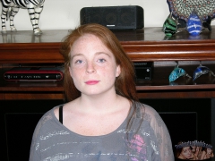 Freckled Face Teen Spreads Ass - N