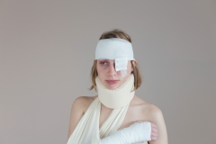 Bandaged injured sex slave - N