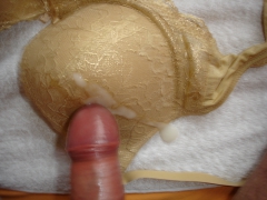 cum on bra - N