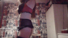 British redhead amateur - ginger english teen gets naked - N