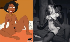 Ebony and Black Cartoon Fantasies - N
