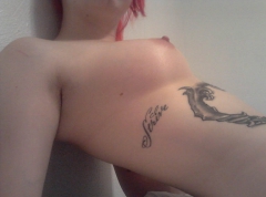 Chav Hipster emo selfies - british teen naked selfie set - N