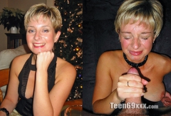 Face Before And After Cumshot - N