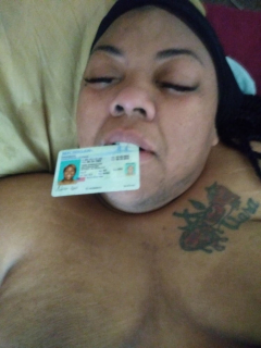 BBW Slut Tiara Danielle Cox flashing at work - N