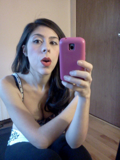 USA woman boobs pussy selfie - N