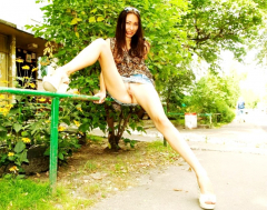 girls without panties outdoors erotica - N