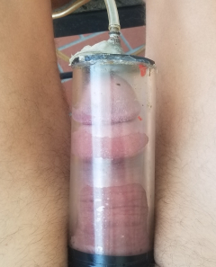 Huge 8 inch pumped cock - N