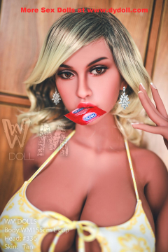 Blonde realistic sex doll Hot milf hot woman with huge boobs - N
