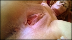 granny shows pussy - N