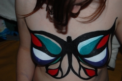 0.0 my sexy best friend painting her tits - N