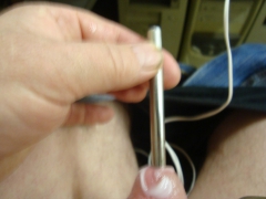 Playing with my cock - N