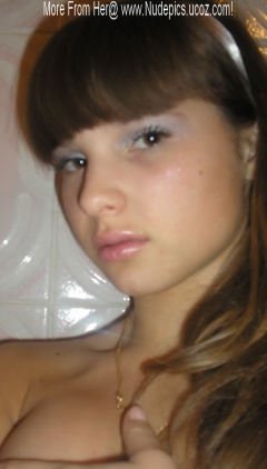 Hot Brunette Teen Olga Taking Selfshots! - N