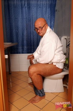 When grandpa Teddy enters - N