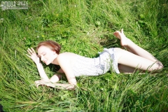 Teen Poses Outdoors - N