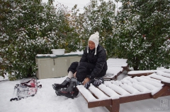 So winter has arrived, - N