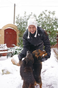 So winter has arrived, - N