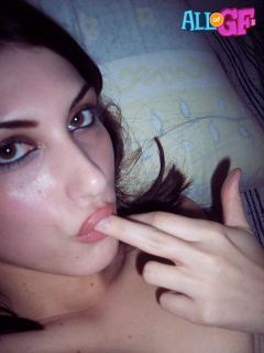 Thong girlfriend in nylons - N