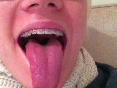Amateur webcam blowjob and cumshot