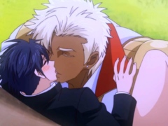Prince Fills Up Shy Boy's Anime Hole With Creamy Finish
