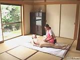 Japanese caregiver gives handjob and more