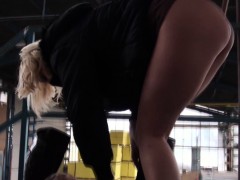 Pulled blonde amateurs factory fucking