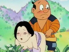 Mature anime asian fucked outdoor by her horny guy