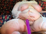 Sexy solo girl loving masturbation with toys