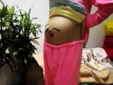 Chinese pregnant girl bare ass dance naked dance, super funn