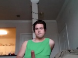 Young Cole Strokes Out His Load