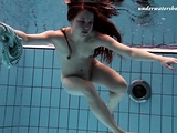 Salaka Ribkina beautiful body in the swimming pool