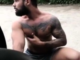 Beefy Gay Men Sling Big Cocks In Muscle Ass