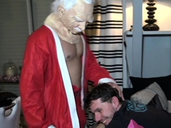 french straight fucked by twink latino santa claus