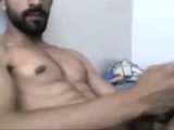 Turkish handsome hunk with big cock cumming