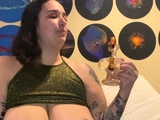 Chubby Brunette Big Boobs Dildo Masturbation