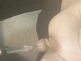 BDSM nipple play with needles from Japan