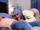 Peter Green excitedly fuck his hijab babe Babi Star