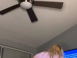 Blonde bitch loves taking a big cock in her ass