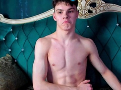 Naked Skinny Teen masturbating Part 2 doing a Cam Show