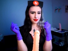 Divinely – Nurse Medical Glove Handjob POV